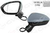 DIŞ DİKİZ AYNASI SOL CRUZE 17- ASTRA K 15-22 ELEKTRİKLİ KATNALABİLİR ISITMALI ASTARLI ASFERİK