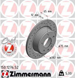 FREN DİSKİ ARKA BMW M3 E30 KAPLAMALI YÜKSEK KARBONLU DELİKLİ