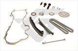 EKSANTRİK ZİNCİR SETİ YAĞ POMPA CONTALI ASTRA H-CORSA C-D-COMBO-C-D-ASTRA J-MERIVA-ALBEA-DOBLO EGEA-PUNTO-500- 1.3 JTD-1.3 CDTI E5-E6 GERGİ KİTİ DELİKLİ ZİNCİR