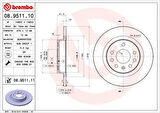 ARKA FREN AYNASI VECTRA C 02 SIGNUM 03 SAAB 9.3 02 CROMA 05 278x12x5DL DOLU