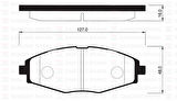 ÖN FREN BALATA DAEWOO LANOS 1.5L 1.6L KLAT 97-05 / MATIZ 0.8L 1.0L M200 M250 KLYA 98-