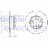 FREN DISKI ON BMW E34 88 96