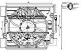 KOMPLE FAN 4KUTUPLU 400 W BMW E39 M51 M57 M62 1995 98