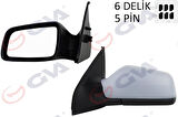 DIŞ DİKİZ AYNASI SOL ASTRA G 98 ELEKTRİKLİ ISITMALI ASTARLI ASFERİK 5 FİŞ VM-168EHPAL