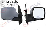 DIŞ DİKİZ AYNASI SAĞ KANGOO 08 ELEKTRİKLİ ISITMALI ASTARLI SENSÖRLÜ KONVEKS VM-6131EHPSR