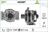 ALTERNATOR 12V 150A TRANSIT V348-V347 2.2 TDCI 11 14 TRANSIT V363 14 17 RANGER 2.2 TKE 11