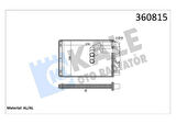 KALORİFER RADYATÖRÜ HYUNDAI MATRIX 1.5L CRDI 01- 1.6L G4ED 01-10 - ALEMİNYUM