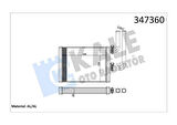 KALORİFER RADYATÖRÜ MITSUBISHI LANCER 1.3L 4G13 CS1A 03-07 1.6L 4G18 CS3A 03-07 / EVO 8 - 9 / OUTLAN DER 2.0L 4G63 DOHC CU2W 02-06 / 2.4L 4G69 CU5W 03-07- ALEMİNYUM