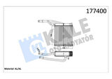 KALORİFER RADYATÖRÜ FOCUS-TOURNEO CONNECT 1.6 16V-1.8 16V-1.8 TDI 207x196x27 2 SIRA ALB