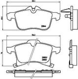 DİSK FREN BALATASI ÖN CHEVROLET GM ASTRA 2.2/2.0D-OPEL ASTRA 1.6/1.8/2.0/2.2/2.0D/2.2D 98