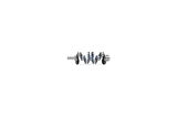 KRANK MİLİ HYUNDAI H100. STAREX 2.5L D4BH TC TCI 04-12 / GALLOPER 99-03 / KIA BONGO. K2500 TCI 03- / MITSUBISHI L200 2.5L 4D56 K64T K74T 96-07 / L300 2.5L 4D56 P15V 86-06 DÖVME ÇELİK