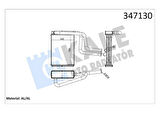 KALORİFER RADYATÖRÜ MONDEO I-II-III 93 01 195x148x42 BRAZİNG