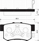 ARKA BALATA CRV II 2.0-2.4 VTEC-2.2CTDI 02-06 CRV III 2.0i VTEC-2.2iCTDI 01-07 GDB3438