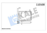 KALORİFER RADYATÖRÜ R9-R11-EXP 212x156 BAKIR/PLASTİK 2 SIRA CU PL SİSTEM