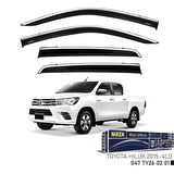 KROMLU CAM RÜZGARLIĞI TOYOTA HILUX 2015- 4LÜ