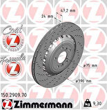 FREN DİSKİ ARKA SOL BMW M5 F10 M6 F12 F13 F06 HAVALI DELIKLI CIFT PARCALI
