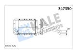 KALORİFER RADYATÖRÜ HYUNDAI i30 1.6L G4FD GDİ 11-16 / 1.6L D4FB CRDi dizel 11- / KIA CEED 1.6L G4FJ T-GDI 13- / 1.6L D4FB CRDi dizel 11- / CERATO 1.6L G4FG 12-17 - ALEMİNYUM