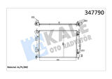 RADYATÖR AL/PL/BRZ I30 1.4I-1.6I-1.6GDI 12 ELANTRA 10 KIA CERATO-CERATO KOUP-SOUL AT