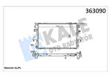 BRAZING VERSİYONU KL354000 VOLKSWAGEN TRANSPORTER V MULTIVAN V 2.5TDI 03 09 AT/MT AC/NAC MEKA NİK 713X470X34 SU RADYATÖRÜ