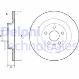 ARKA FREN AYNASI VOLVO S60 III-19 V60 18 V90 16 XC60 17 S90 16 302x5DL 16 İNÇ