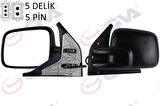 DIŞ DİKİZ AYNASI SOL TRANSPORTER T4 96 ELEKTRİKLİ ISITMALI KONVEKS VM-186EHL