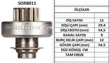 MARŞ DİŞLİSİ 11 DİŞ-9 KANAL ZEN 1023 PEUGEOT-CITROEN-RENAULT PARTNER-BERLINGO-P405D VOLVO JPX JEEP