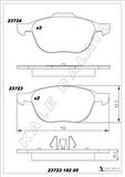 ÖN BALATA FOCUS 04 18 CMAX 07 19 KUGA I -II 08 14 VOLVO V40 19 C30 06 12 S70 08 13S40 04 12 V50 04 12 MAZDA 3 03 09 5 05 09