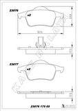 ARKA BALATA VOLVO S60 2000-2010 S80 1998-2006 V70 97-07 XC70 97-07 S70 97-00