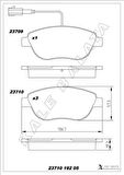 ÖN FREN BALATASI OPEL COMBO D 12 PUNTO EVO 1.3-1.4-1.6D MTJ 09 500-500C 1.3DMJ 10 GRANDE PUNTO 1.6DMTJ 09