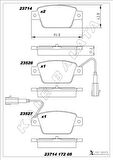 ARKA FREN BALATASI FIAT STILO 02 LINEA 07 BRAVO II 07 14 ALFA ROMEO MİTO 08 MULTIPLA 99