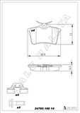 ARKA FREN BALATASI P307 00 09 P308 07 14 PARTNER 08 PARTNER TEPEE 08 BERLINGO 08 C4 04 16 XSARA PICASSO 99 11 DS4 15 18