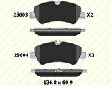 ARKA BALATA FORD TOURNEO CUSTOM-TRANSIT CUSTOM 2.2 TDCI 12 KABLOSUZ