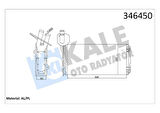 KALORİFER RADYATÖRÜ VW TRANSPORTER T4 1.9D-TD-2.0D-2.4D-2.5D-TD ARKA 306x157x42 AC /-