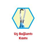 PİLSAN Zincirli Jumbo Salıncak - Kırmızı