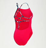 Speedo Solid Lattice Tie-Back Kadın Mayo