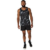 Asics Road all Over Print Singlet Erkek Atlet