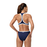 Speedo Jetstream Solid Bound Cut Out Kadın Yüzücü Mayosu
