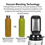 Tribest - Cam Personal Vakumlu Blender,0,67 hp,500W,1250 ml,Vakumlu Hazne - PBG-5001-C
