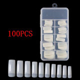 Half Cover Tırnak Tipsi 100 adet Naturel renk (H065)