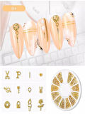 Metal Nail Art Tırnak süsü (F693-01)