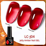 Lily Cute Amber Serisi Kalıcı oje LC-J04 (55725)