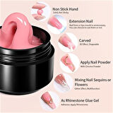 Born Pretty Non stick  Extension Gel Smoke Pink NSG-07 (56021)