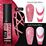 Lily Cute Reflective Glitter Nail art çizim ojesi R012 (54152-6)