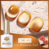 Born Pretty10 ml Jelly Amber Serisi Kedi Gözü Kalıcı oje CMG-02 (55832)