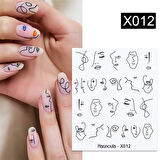 Su transferli nail art sticker X012 (49831-12)
