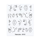 Su transferli nail art sticker X012 (49831-12)