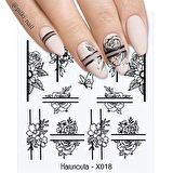 Su transferli nail art sticker X018 (49831-18)