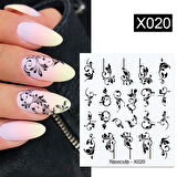 Su transferli nail art sticker X020 (49831-20)