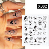 Su transferli nail art sticker X082 (52340-2)