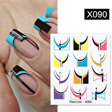 Su transferli nail art sticker X090 (52340-10)